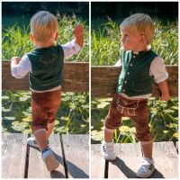 Kindertrachten-Outfit (Gr. 80): Trachtenhose, -weste und -hemd Bayern - Piding Vorschau