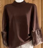 Edler Pullover Webpelz 3/4 Ärmel Gr 36/38 neu Heine Schleswig-Holstein - Plön  Vorschau