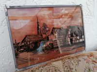 GLASBILD GLAS BILD STADT HERDECKE FENSTERBILD WANDBILD IM RAHMEN Niedersachsen - Upgant-Schott Vorschau