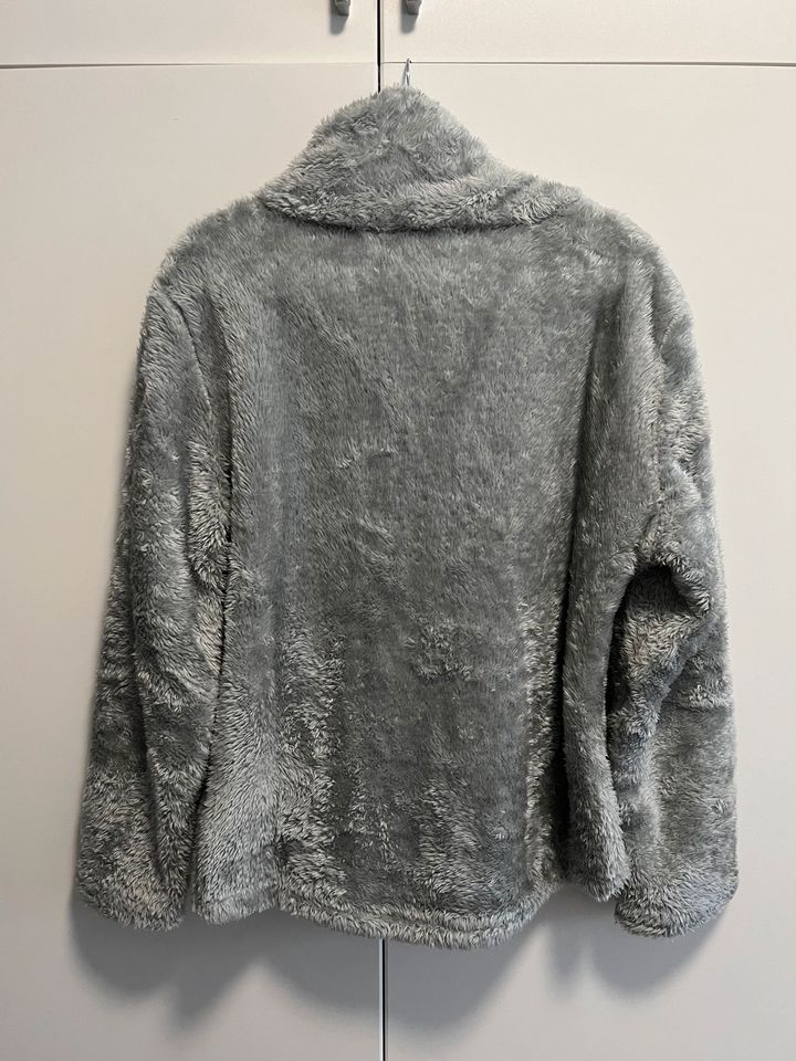 Teddy Fleece Weste Damen grau Gr. M in Fell