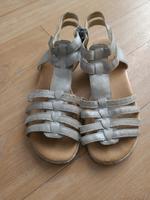 Sandallen Rieker Gr.37 silber Hessen - Schöffengrund Vorschau