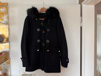 Dufflecoat Kurz-Mantel von Zara Woman, schwarz Gr. M Niedersachsen - Hann. Münden Vorschau