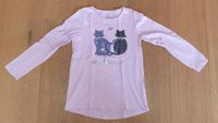 Sehr gut - Langarmshirt Gr. 128 - Topolino Katze Pailetten München - Untergiesing-Harlaching Vorschau