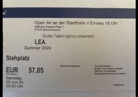 Lea Tickets Bremerhaven 8.6.24 PDF zum ausdrucken Niedersachsen - Bramsche Vorschau