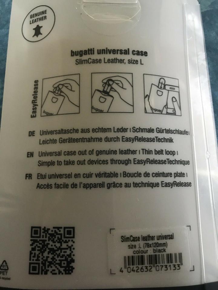 Bugatti Handy Ledertasche Größe L - Universal Case size L in Fürth
