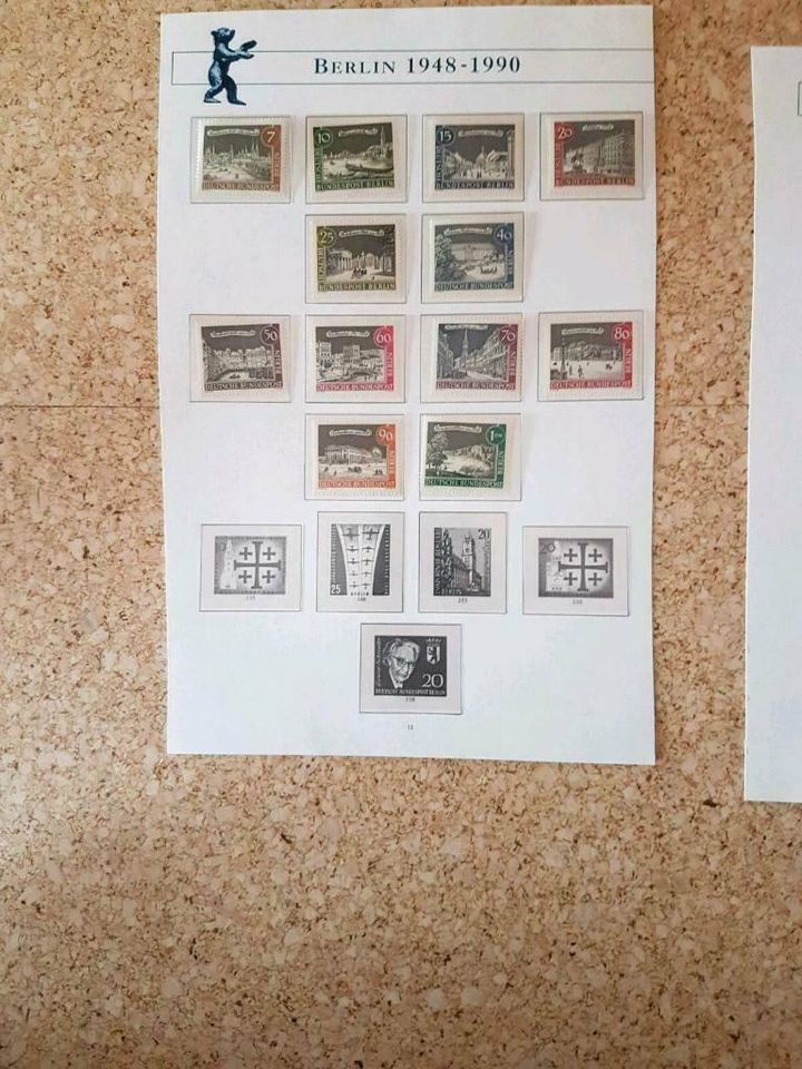 BERLIN Deutsche Bundespost Briefmarken 24x ungestempelt in Fünfstetten