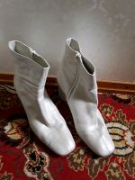 Stiefeletten Leder Reißverschluss  Blockabsatz Vintage Bayern - Zusmarshausen Vorschau