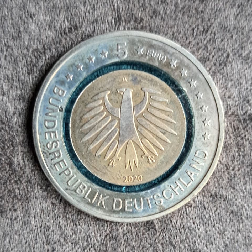 5 Euro Sammlermünze 2019 Klimazonen Gemäßigte Zone in Wuppertal