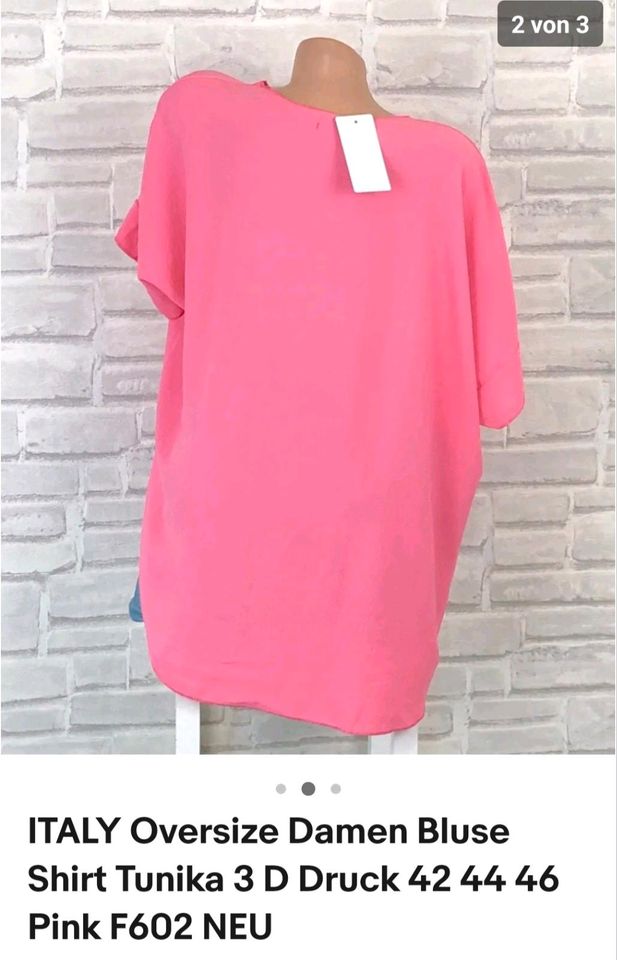 Bluse/Shirt gr 42-46 pink neu in Stendal