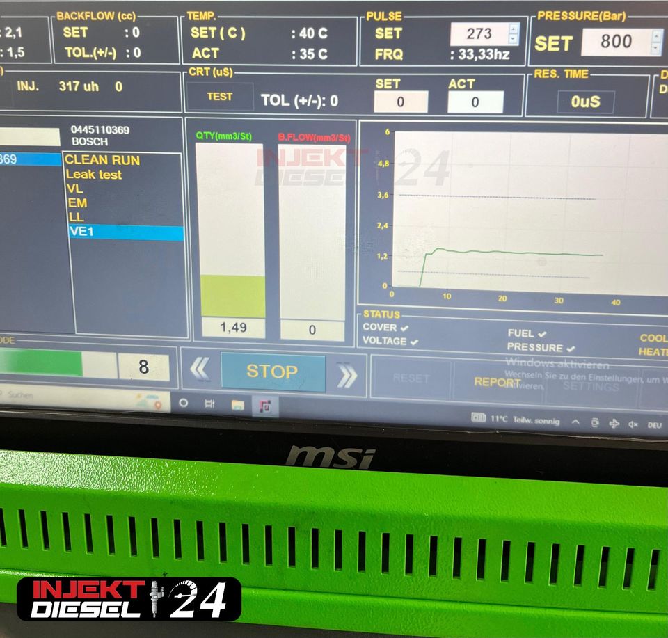 8x Injektor Prüfung Einspritzdüse Prüfung aller Diesel Injektoren in  Baden-Württemberg - Ötigheim, Ersatz- & Reparaturteile