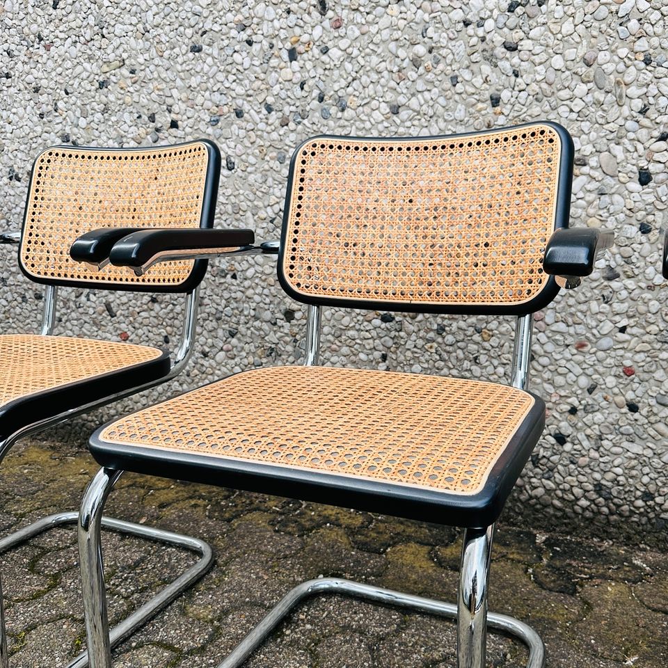 AKTUELLE VERSION! 6x Thonet Freischwinger | Inkl. 19% Mehrwertsteuer! | Marcel Breuer / Mart Stam Design | Designklassiker | S64 Stühle in Düsseldorf