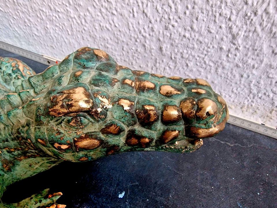 Krokodil Bronze 5,1 Kilo 65 cm in Berlin