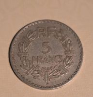 5 Franc 1949 Münze Frankreich Niedersachsen - Wolfsburg Vorschau