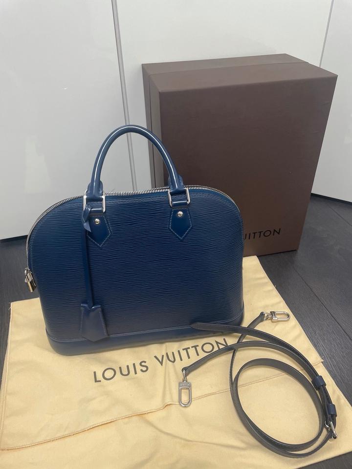 Louis Vuitton Tasche Alma PM blau Epi Leder mit Schulterriemen in Bayern Augsburg kleinanzeigen
