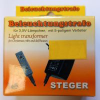 Steger Beleuchtungstrafo für 3,5V-Lämpchen mit 5poligem Verteiler Bayern - Mellrichstadt Vorschau