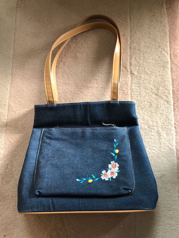 Tasche / Shopper Jeans in Fischbach