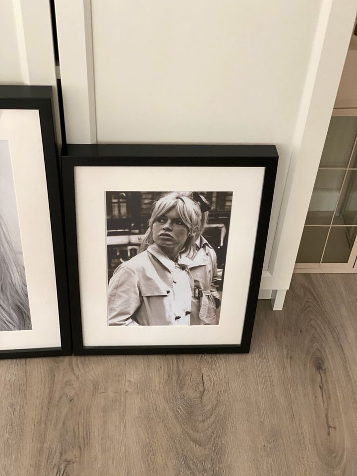 3 x Brigitte Bardot s/w Bild Ribba Ikea Bilderrahmen Rahmen Hygge in Detmold