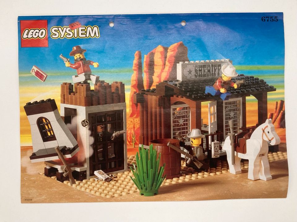 LEGO System 6755 Sheriff's Lock up Büro Western [1996] in Rostock