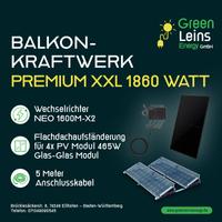 Balkonkraftwerk Premium XXL mit 4x Aiko Neostar 2S+ AIKO-A-MAH54Db 465W Glas-Glas Modul 1x Growatt Neo 1600 Montageset Flachdach für 2x2 PV Module SOFORT AB LAGER 74248 ELLHOFEN Baden-Württemberg - Ellhofen Vorschau