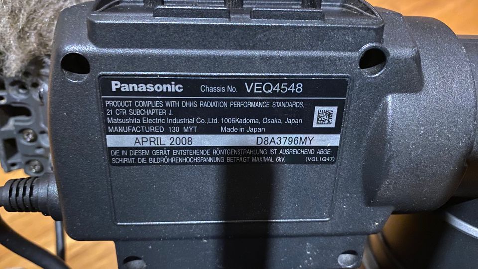 Panasonic AG-HPX500E P2HD Broadcast Kamera mit Profi Zubehör in Potsdam