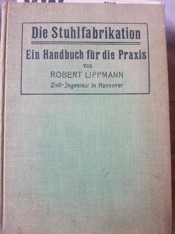 Die Stuhlfabrikation  R. Lippmann Schreiner Tischler in Magdeburg