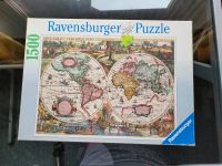 Ravensburger Puzzle Historische Weltkarte 1500 Teile top Niedersachsen - Oldenburg Vorschau