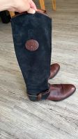 Tommy Hilfiger Stiefel Reiterstiefel Leder vintage Wildleder Kreis Ostholstein - Bad Schwartau Vorschau