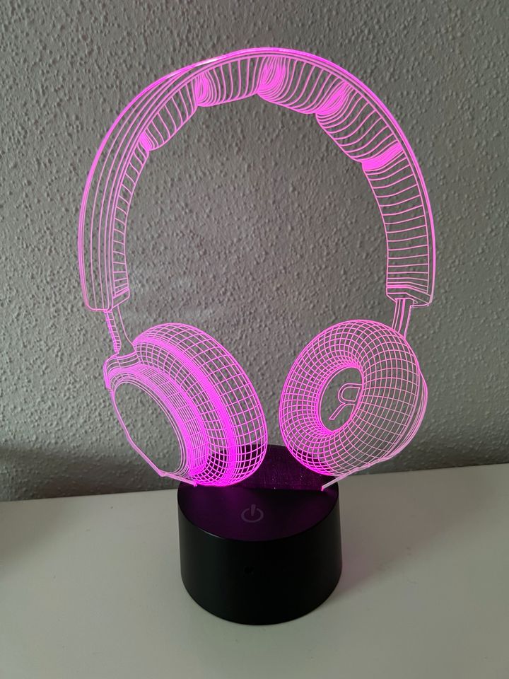 RGB Kopfhörer Gamingdekoration, verschiedene Farbmodi in Schierling
