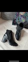 Ankleboots Kunstleder mit Absatz Zara schwarz Nordrhein-Westfalen - Lage Vorschau