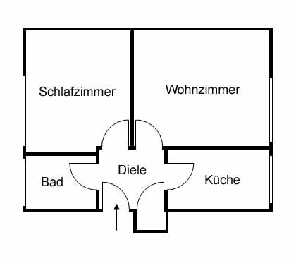 Ab sofort! Helle 2,5R-ETW, optionaler Garage. (ca. 5,9% p.a. Bruttorendite) in Duisburg