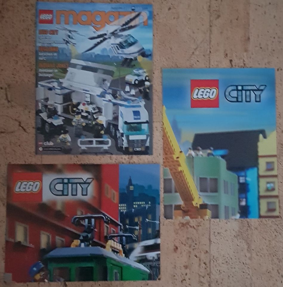 LEGO Zeitschrift Magazin 2008 LEGO City Poster in Berlin