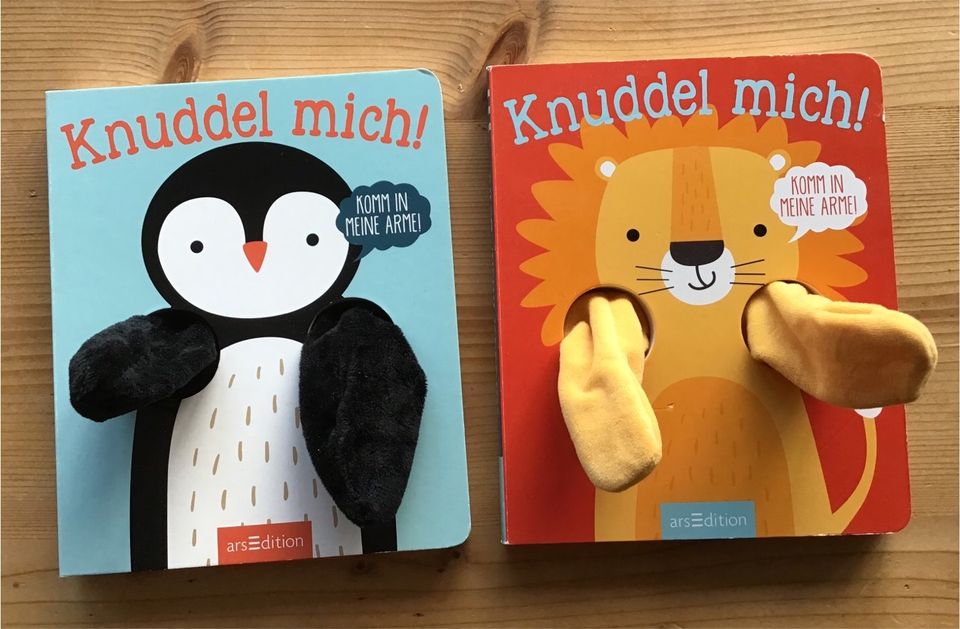 Bilderbuch Knuddel mich Pinguin Löwe  ars Edition in Holzmaden