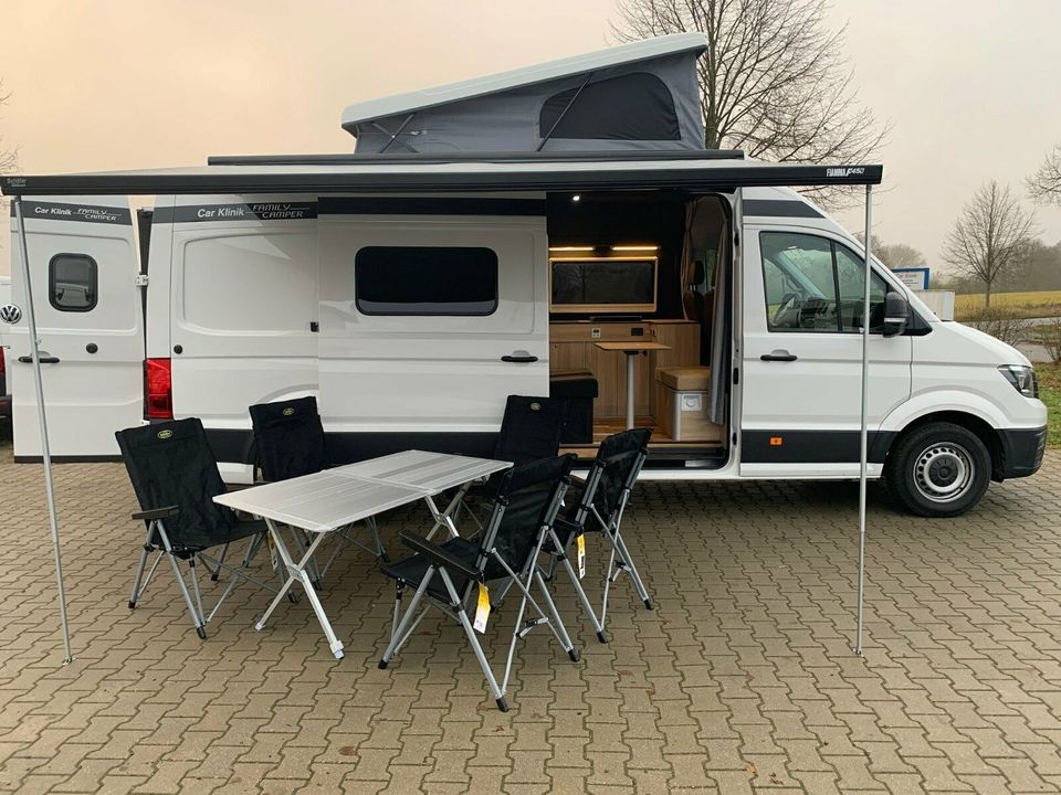 Ausbau Car Klinik Family Camper bei angelieferten VW Crafter L4H3 in Uelzen