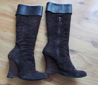 ZARA Stiefel Wildleder /Leder Braun Damen Absatz Gr 36 w.Neu!!! Bayern - Poing Vorschau