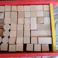 DDR Holzbausteine Domino unbehandelt Rarität Sachsen-Anhalt - Seeburg Vorschau