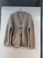 Zara Strickjacke Cardigan beige Trendig Jacke Kuschelig Skandi S Schleswig-Holstein - Eckernförde Vorschau