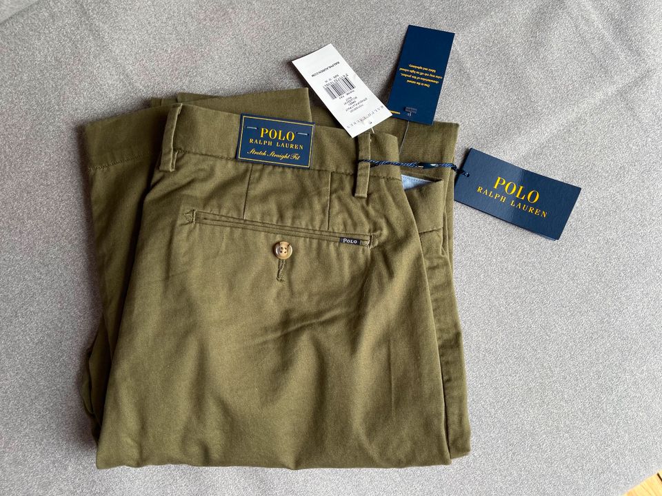 Polo Ralph Lauren stretch straight fit Chino Hose NEU Gr. 32/34 in Bonn