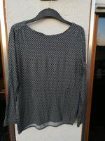 Opus Langarmshirt Longsleeve Bluse Viskose Blau weiß Muster Baden-Württemberg - Mötzingen Vorschau