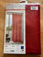 Vorhangschal Rot 235x125 cm durchsichtig OVP Schlaufenschal Bayern - Übersee Vorschau