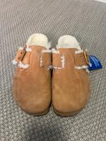 BIRKENSTOCK BOSTON BOLD SHEARLING PANTOLETTEN -NAGELNEU- Mitte - Wedding Vorschau