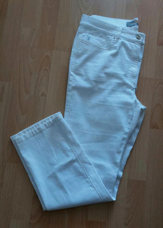 Zerres Weiße Jeans gr.22/44/Bundweite:47cm in Zossen