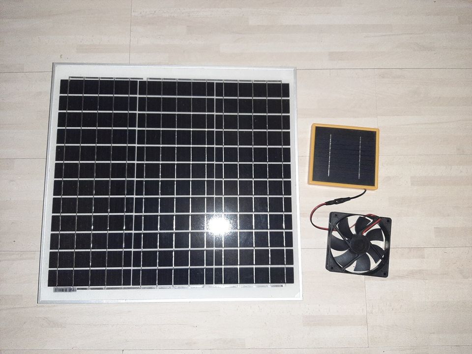 2 Solarpanele 12 Volt 30 Watt und 20 watt 12 volt solarmodul in Nordhorn