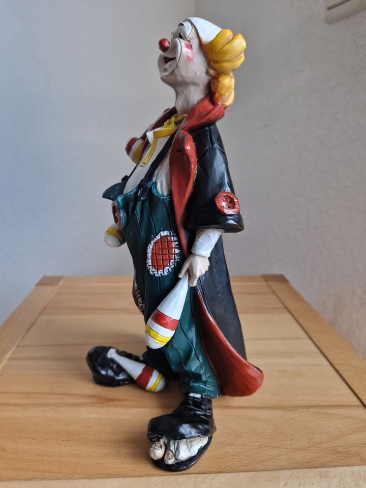 Limitierte Vintage Clown Figur, Vivian C Italien, 80er, Signiert in Paderborn