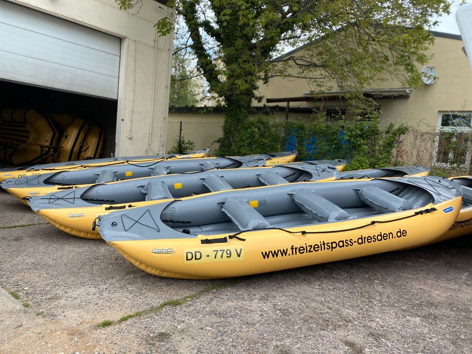 Schlauchboot/Paddelboot Gumotex Ontario 420 - 7 Personen in Dresden