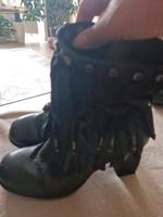 A.S.98,Boots,Fransen,schwarz gr38 Schleswig-Holstein - Harrislee Vorschau