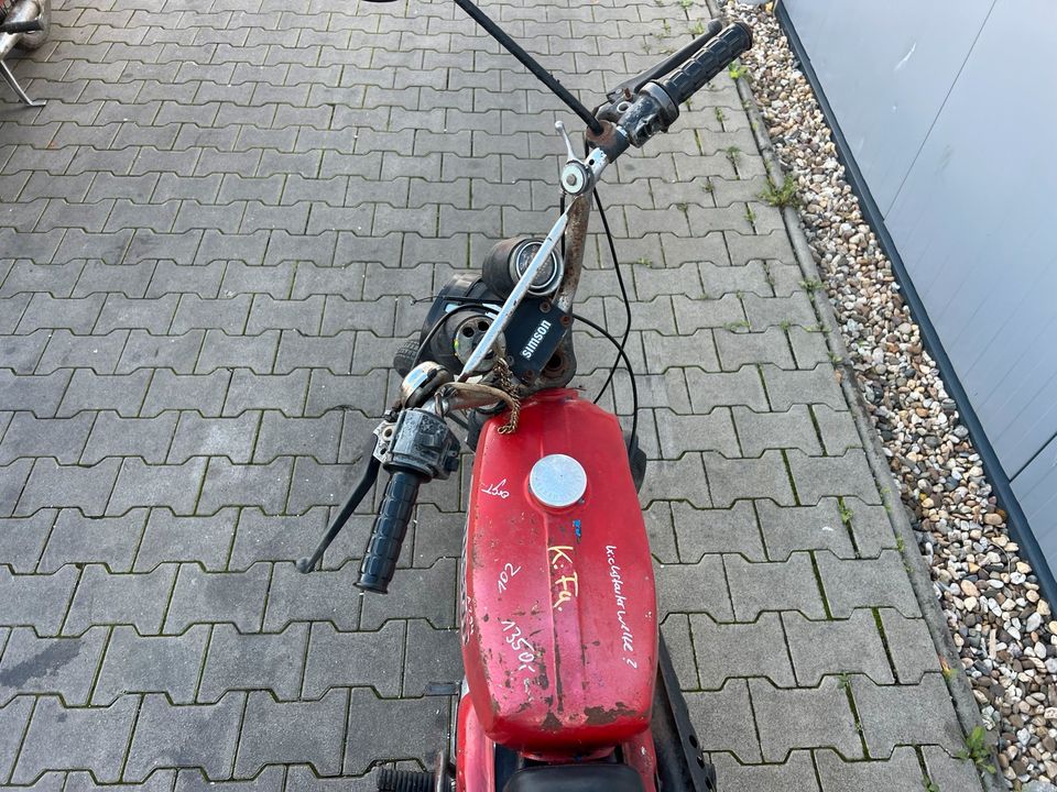 Simson S51 1981 3-Gang Moped Mofa Roller A294 in Osterweddingen