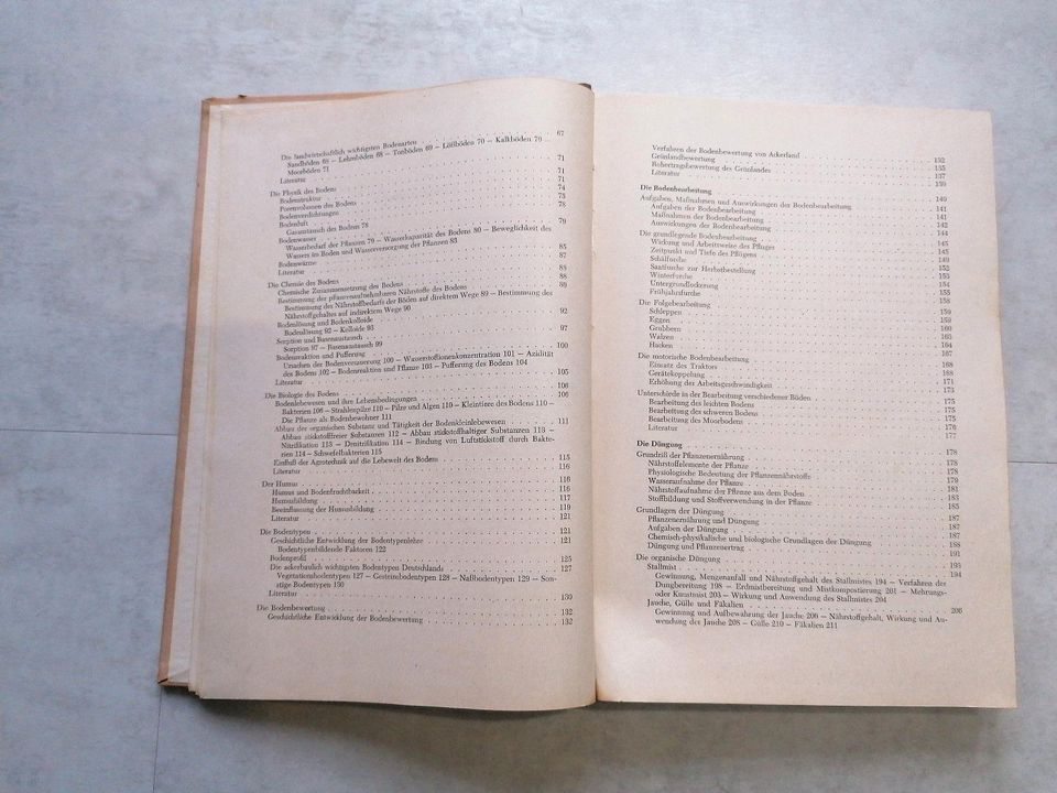 DDR  Schulbuch Lehrbuch Ackerbau Pflanzenbau 1956 Fachschule Land in Chemnitz