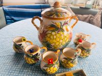 Bowle Keramik Behälter mit 6 Tassen und pikset Baden-Württemberg - Salem Vorschau