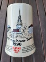 Niedersachsen-Krug 1990 Haake Beck Pils / Bierkrug / Stade Niedersachsen - Hemmoor Vorschau