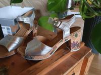 Gabor Comfort Plateau Pumps Silber/Kork *Sommer* Hessen - Malsfeld Vorschau